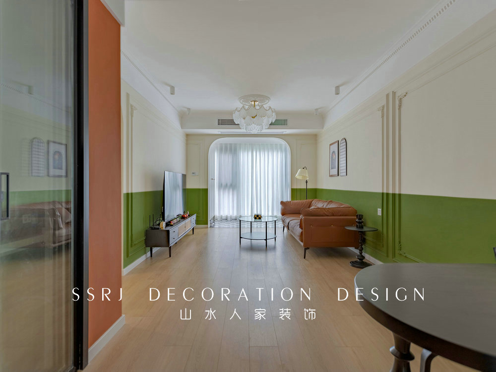 融創城94平法式復古風格裝修效果圖