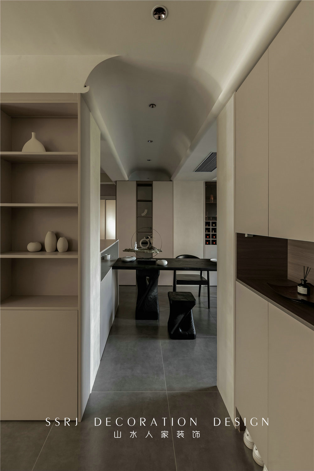 保利清能西海岸126平侘寂風裝修效果圖