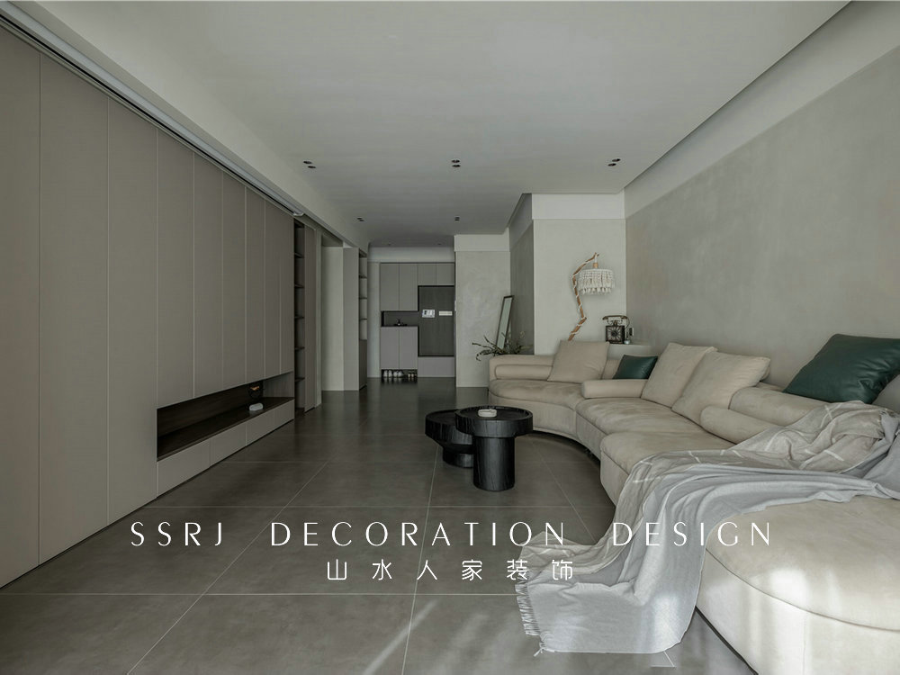 保利清能西海岸126平侘寂風裝修效果圖