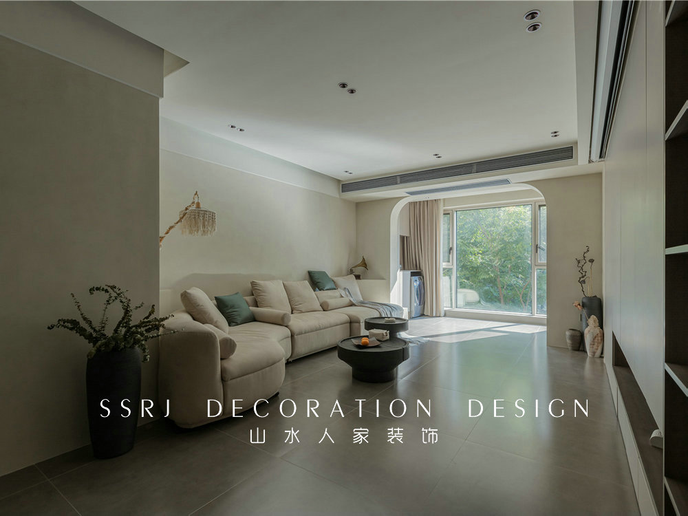 保利清能西海岸126平侘寂風裝修效果圖