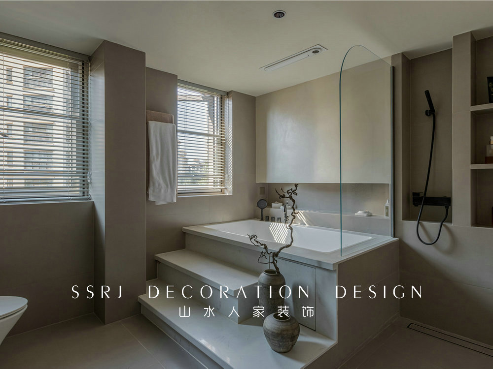 保利清能西海岸126平侘寂風裝修效果圖