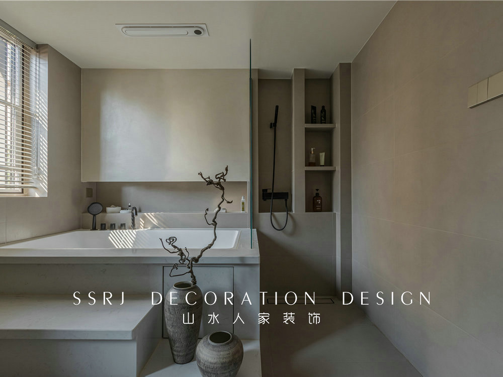 保利清能西海岸126平侘寂風裝修效果圖