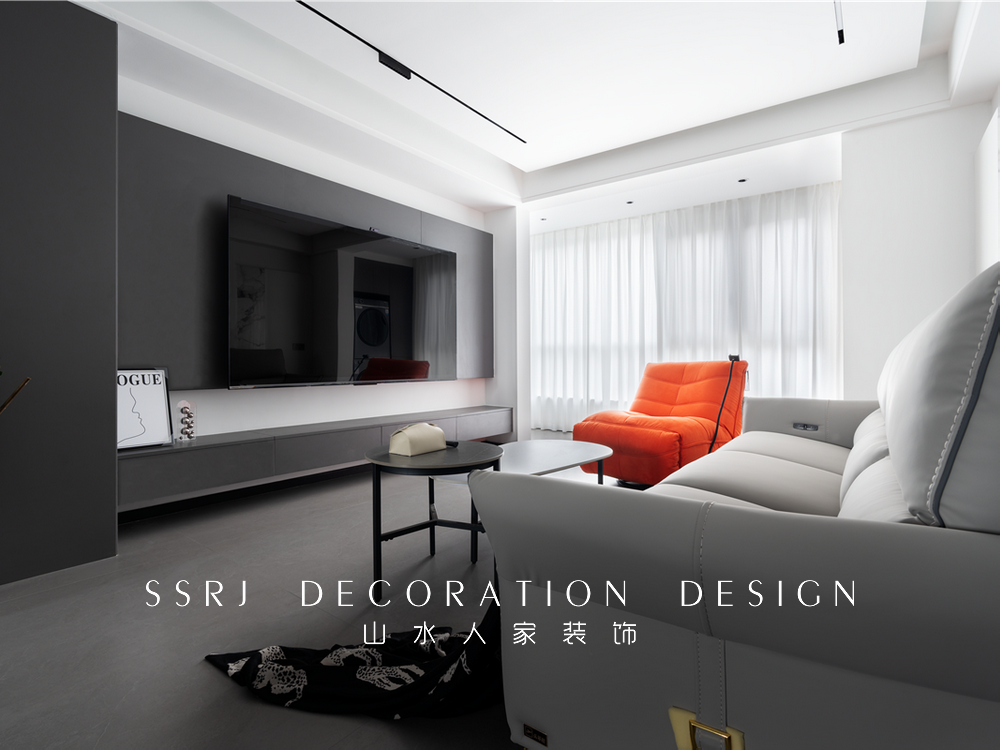 融創瀾岸120平現代風格裝修效果圖