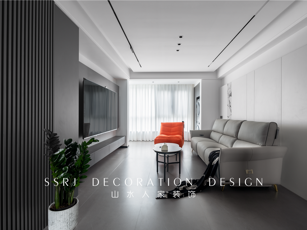 融創瀾岸120平現代風格裝修效果圖