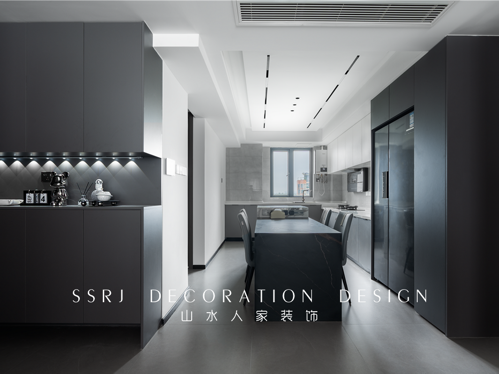 融創瀾岸120平現代風格裝修效果圖