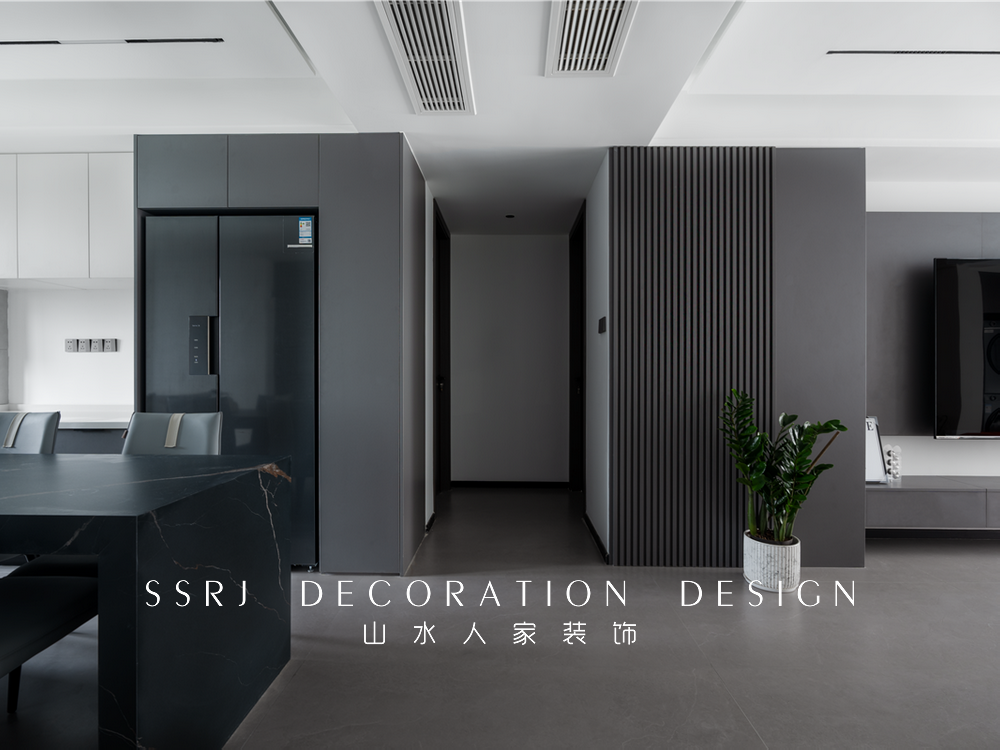 融創瀾岸120平現代風格裝修效果圖