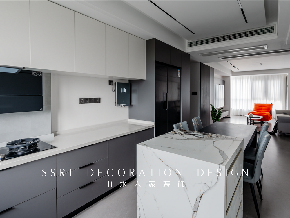 融創瀾岸120平現代風格裝修效果圖