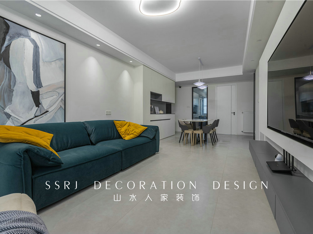 望江府118平現代風格裝修效果圖