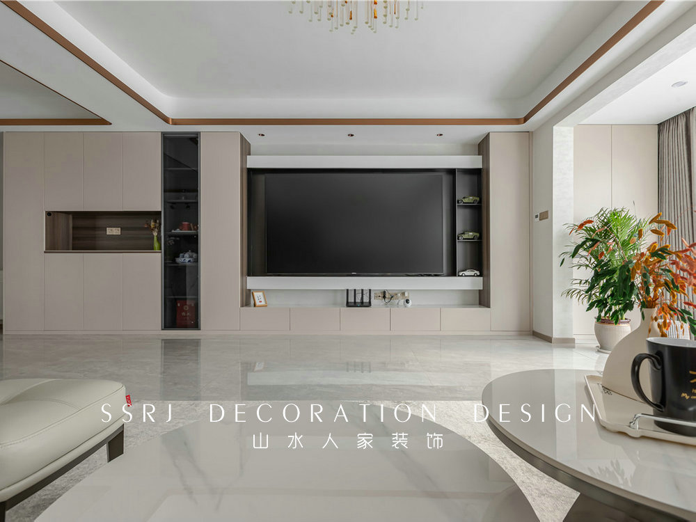 閱江府130平現代風格裝修效果圖