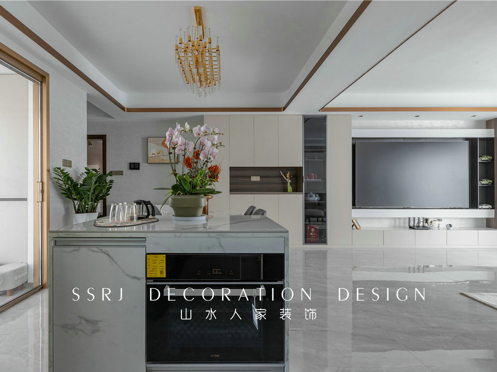 閱江府130平現代風格裝修效果圖