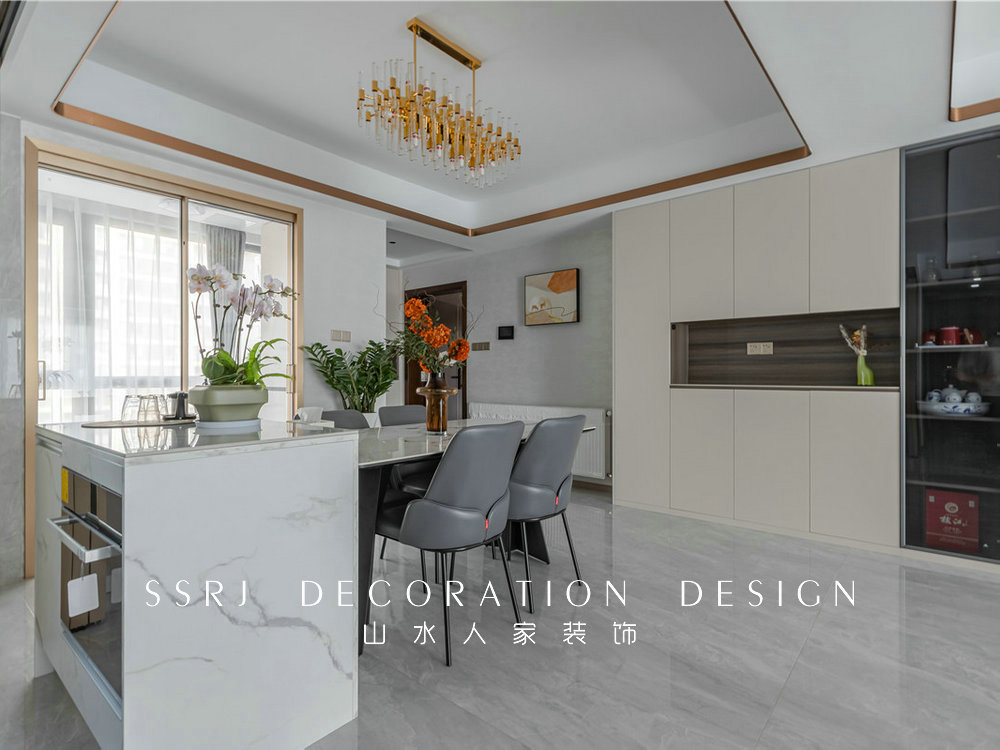 閱江府130平現代風格裝修效果圖