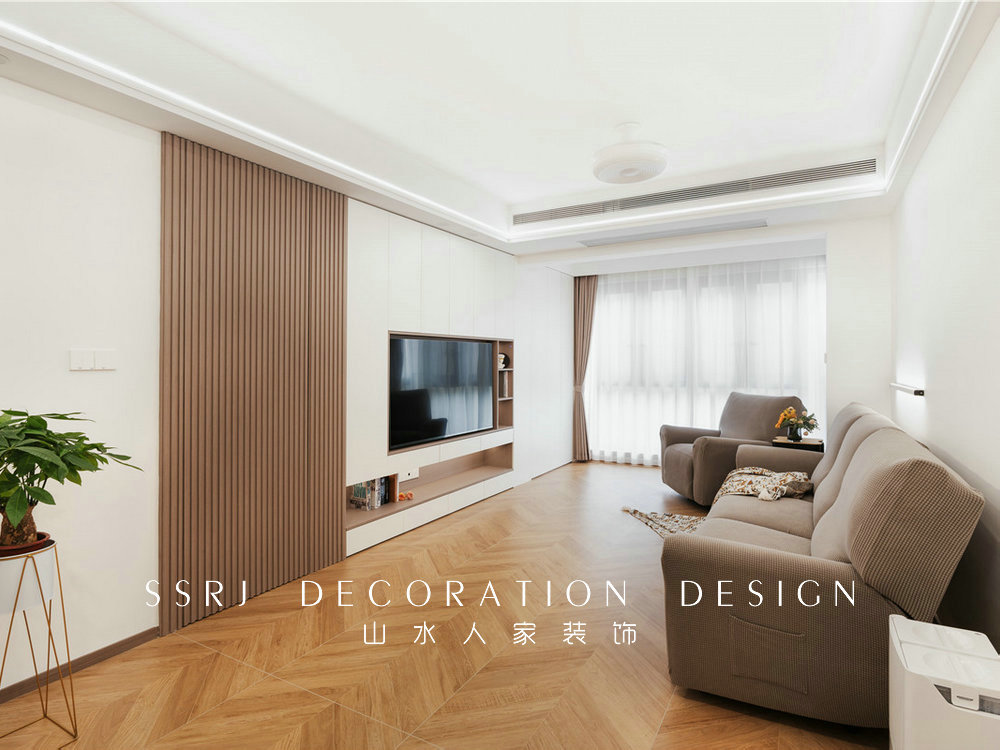 幸福時代大家130平現代簡約風格裝修效果圖