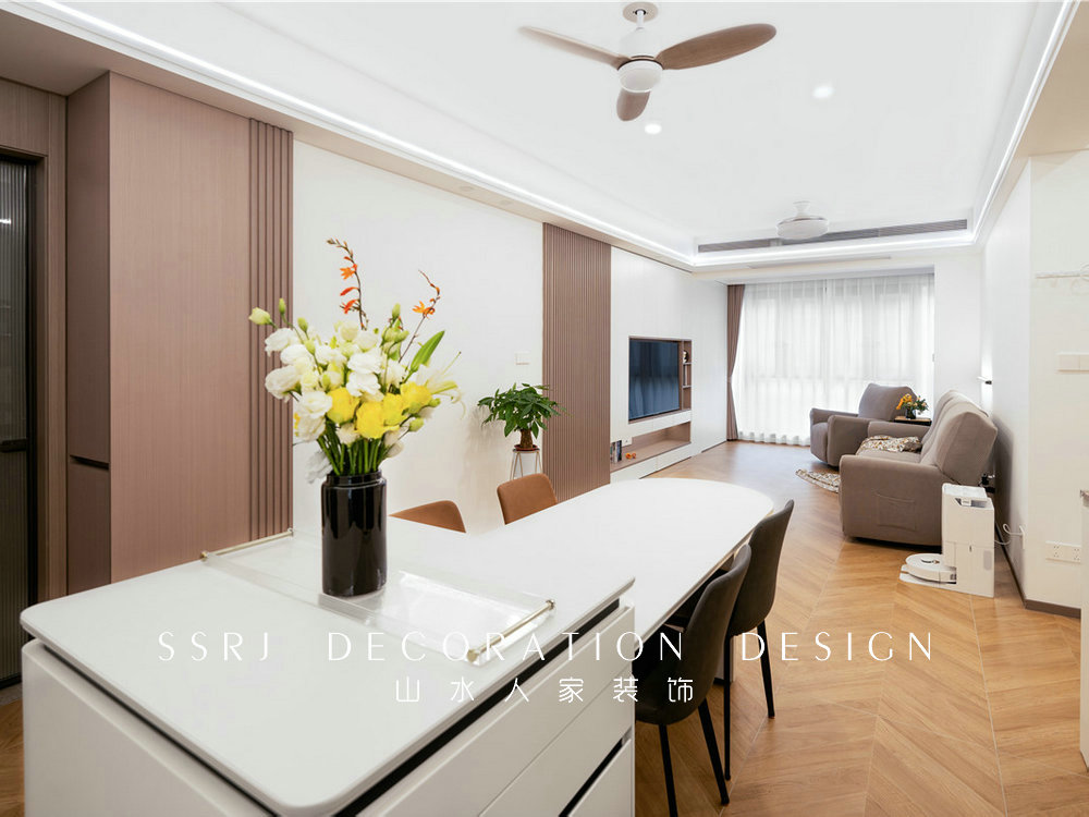 幸福時代大家130平現代簡約風格裝修效果圖