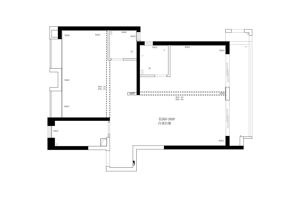 望江府115平現代簡約風格裝修效果圖