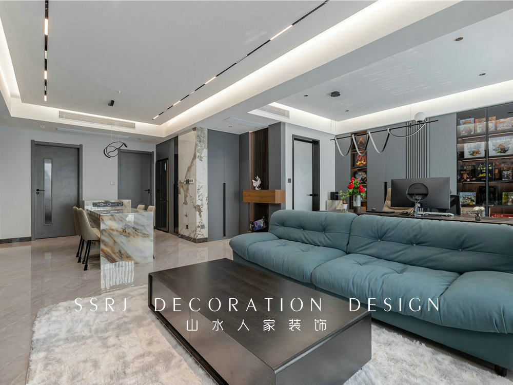 望江府115平現代簡約風格裝修效果圖