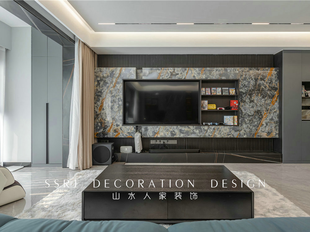 望江府115平現代簡約風格裝修效果圖