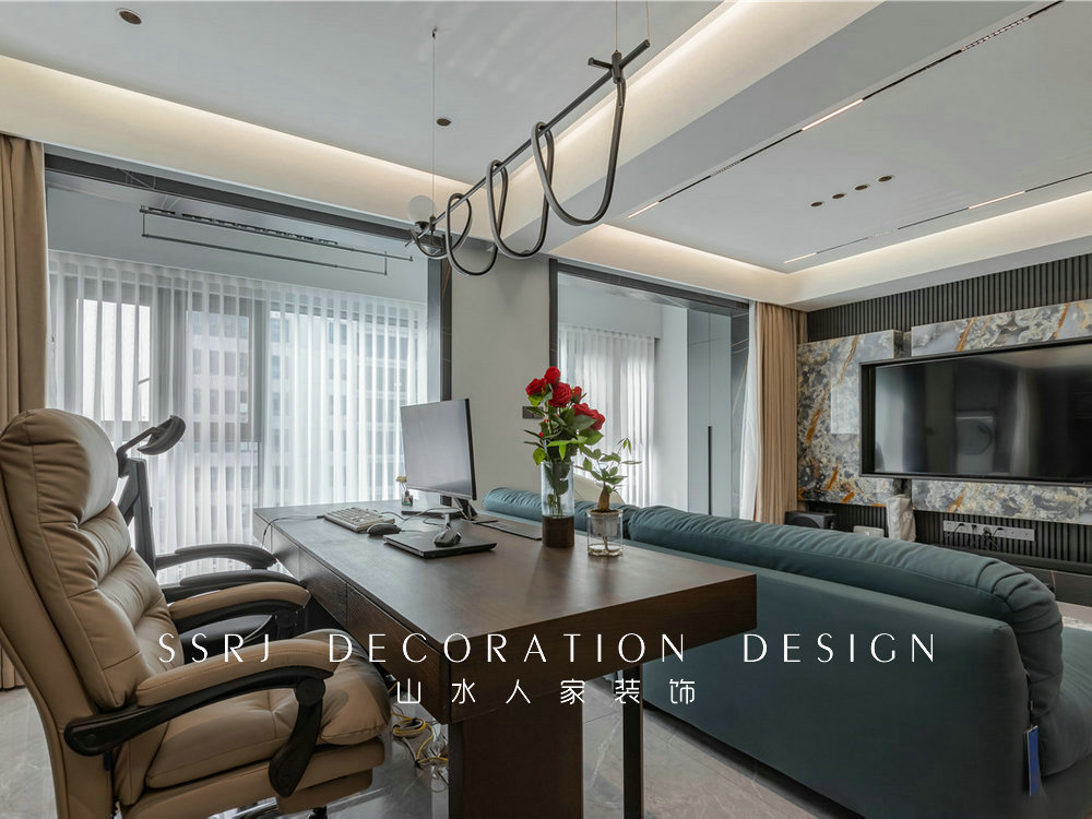 望江府115平現代簡約風格裝修效果圖