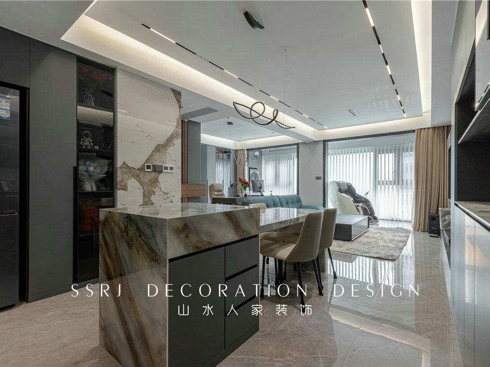 望江府115平現代簡約風格裝修效果圖