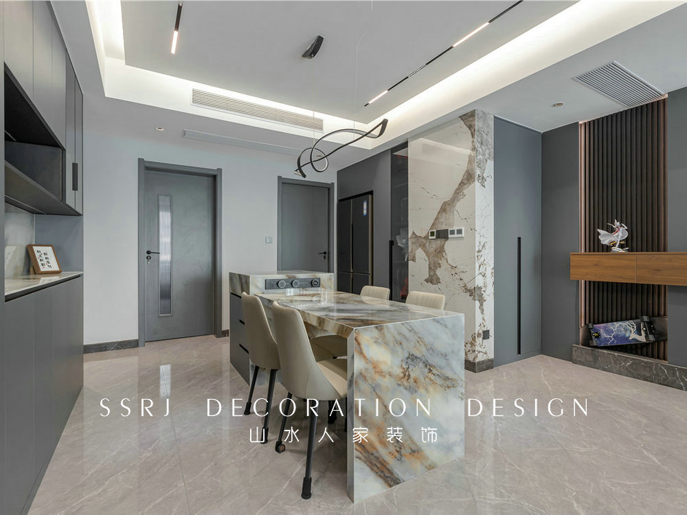 望江府115平現代簡約風格裝修效果圖