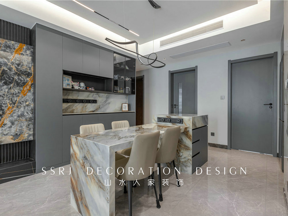 望江府115平現代簡約風格裝修效果圖