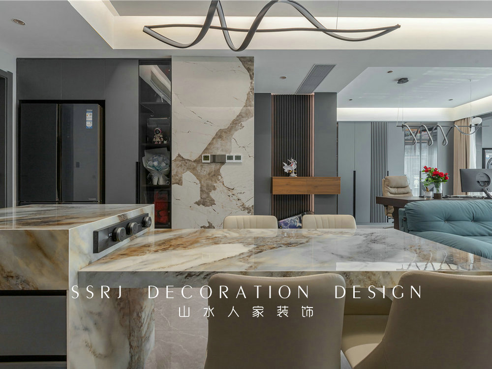 望江府115平現代簡約風格裝修效果圖