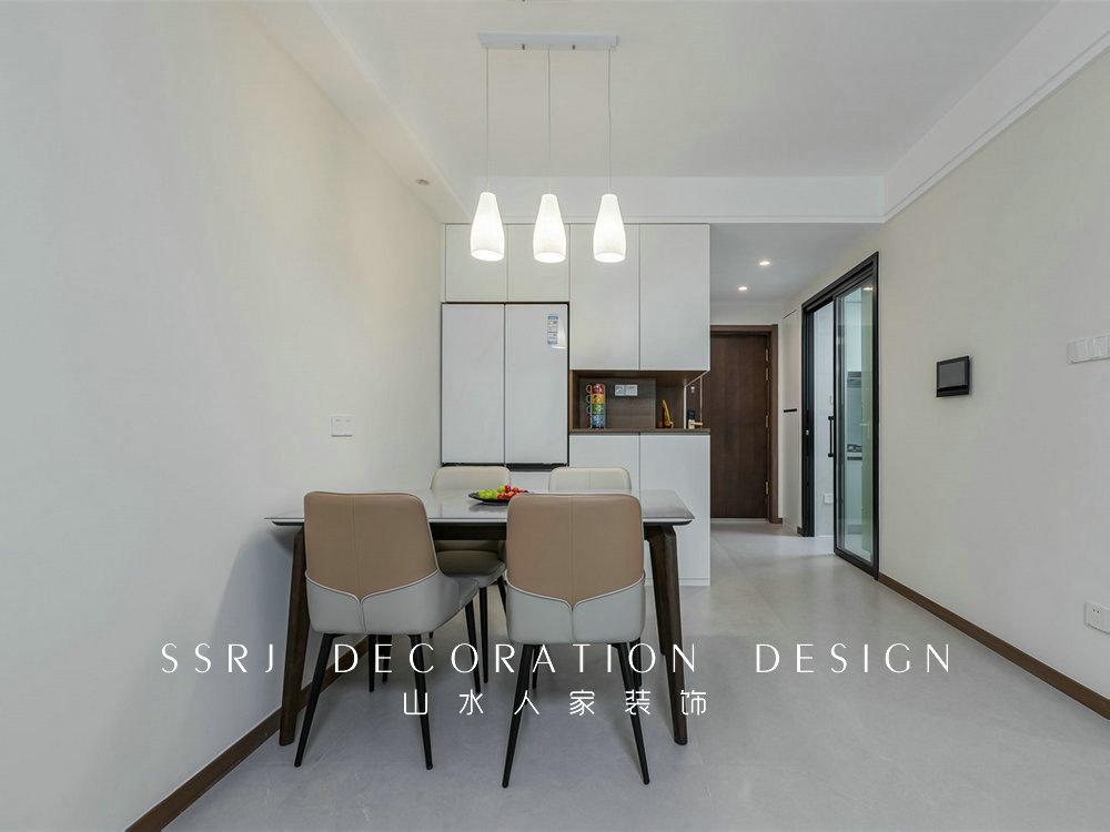 融創望江府95平現代風格裝修效果圖