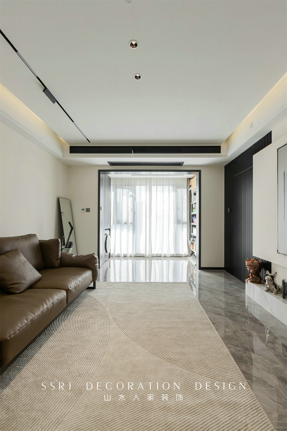 中建鉑公館102平現代風格裝修效果圖