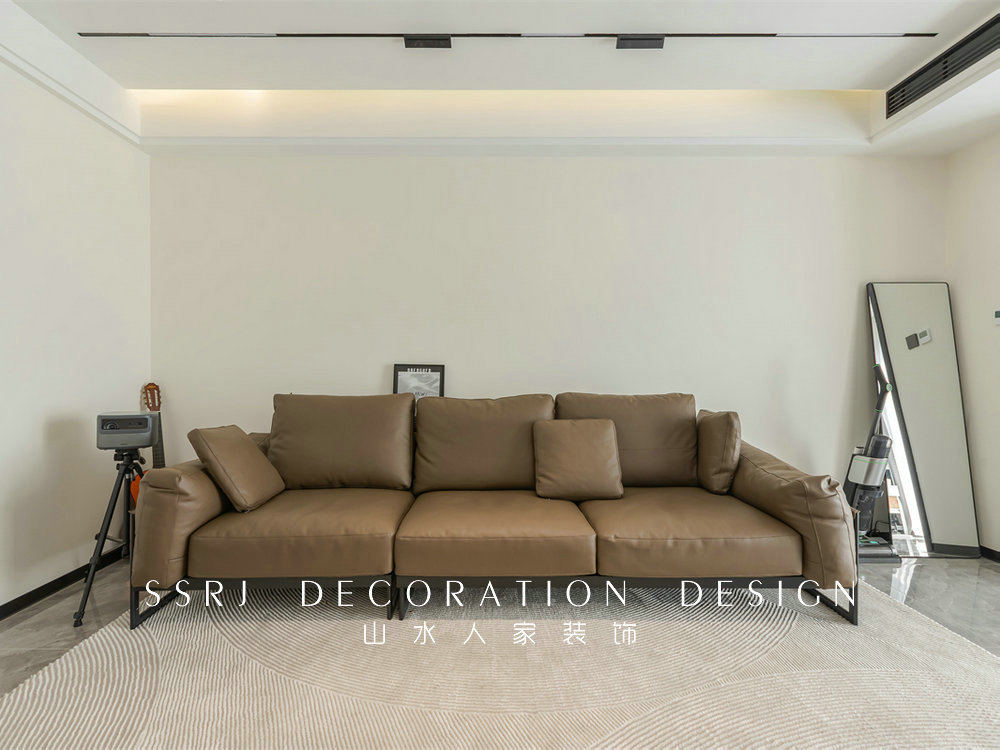 中建鉑公館102平現代風格裝修效果圖