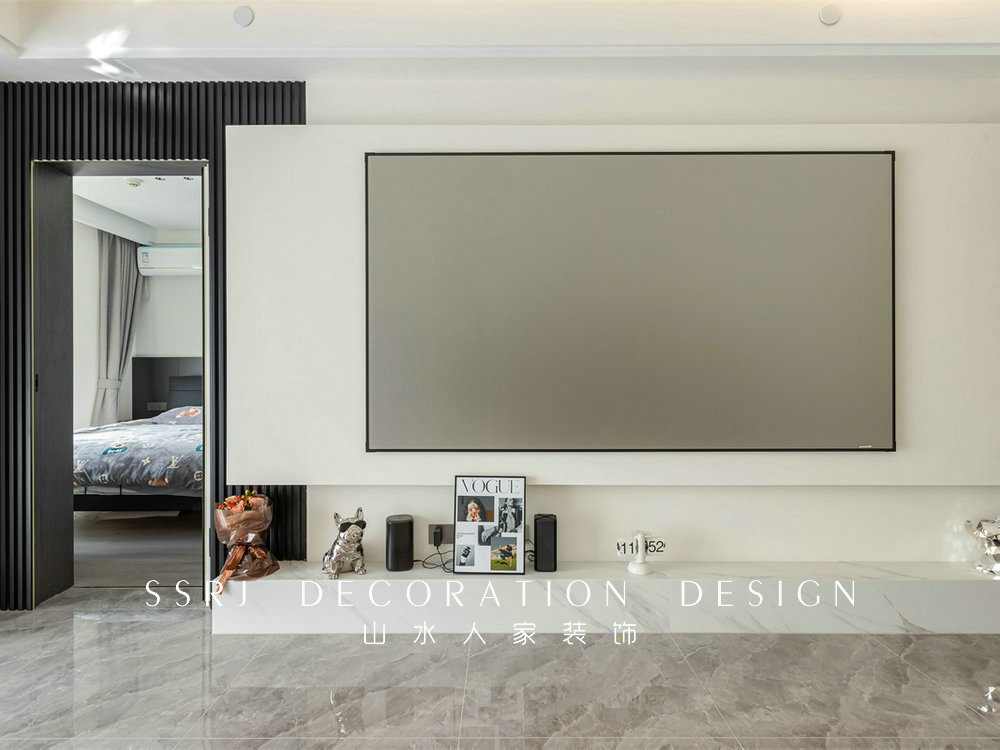 中建鉑公館102平現代風格裝修效果圖