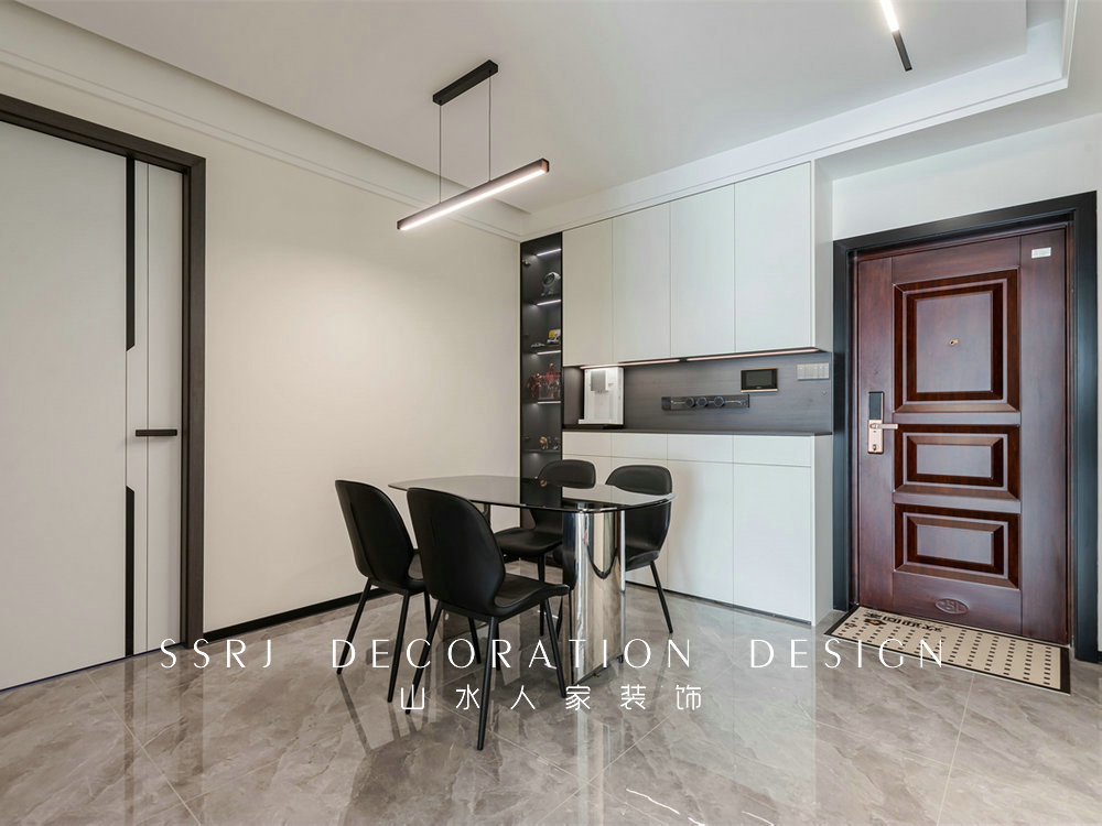 中建鉑公館102平現代風格裝修效果圖