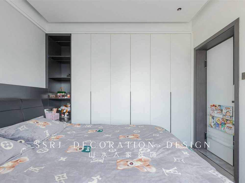 中建鉑公館102平現代風格裝修效果圖