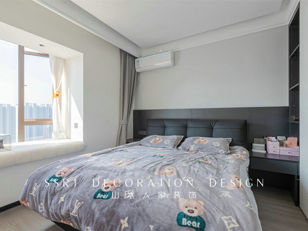 中建鉑公館102平現代風格裝修效果圖