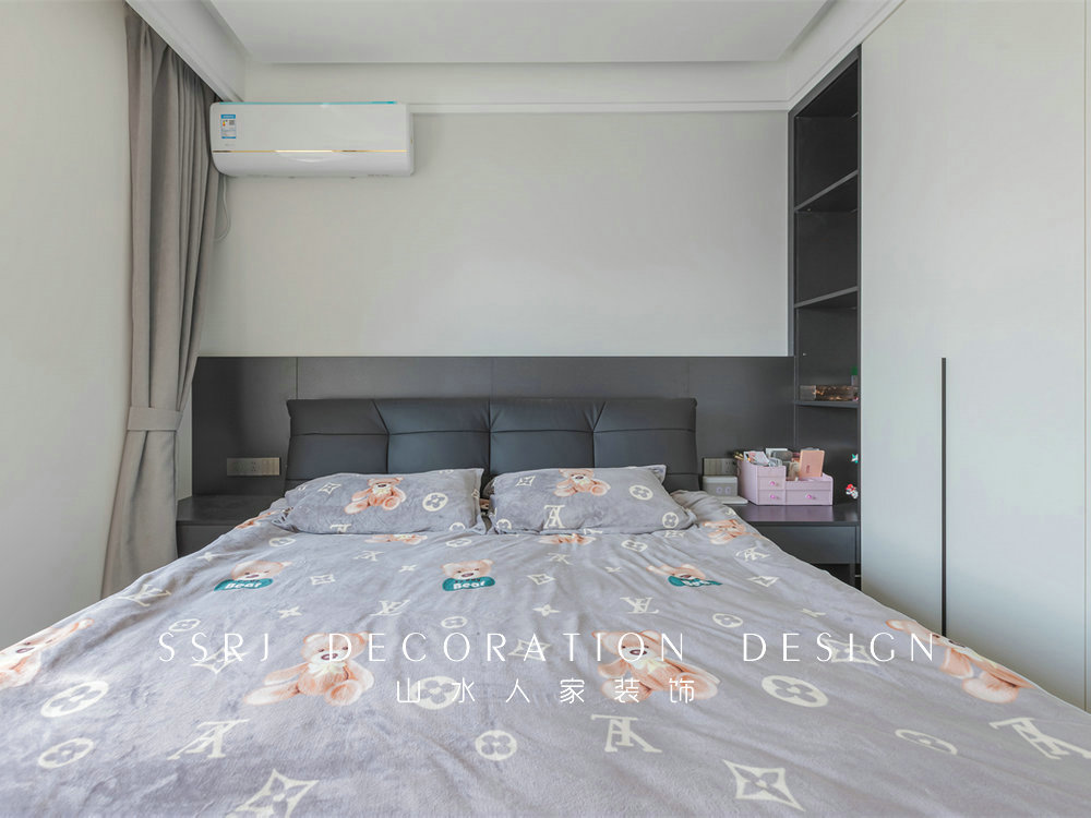 中建鉑公館102平現代風格裝修效果圖