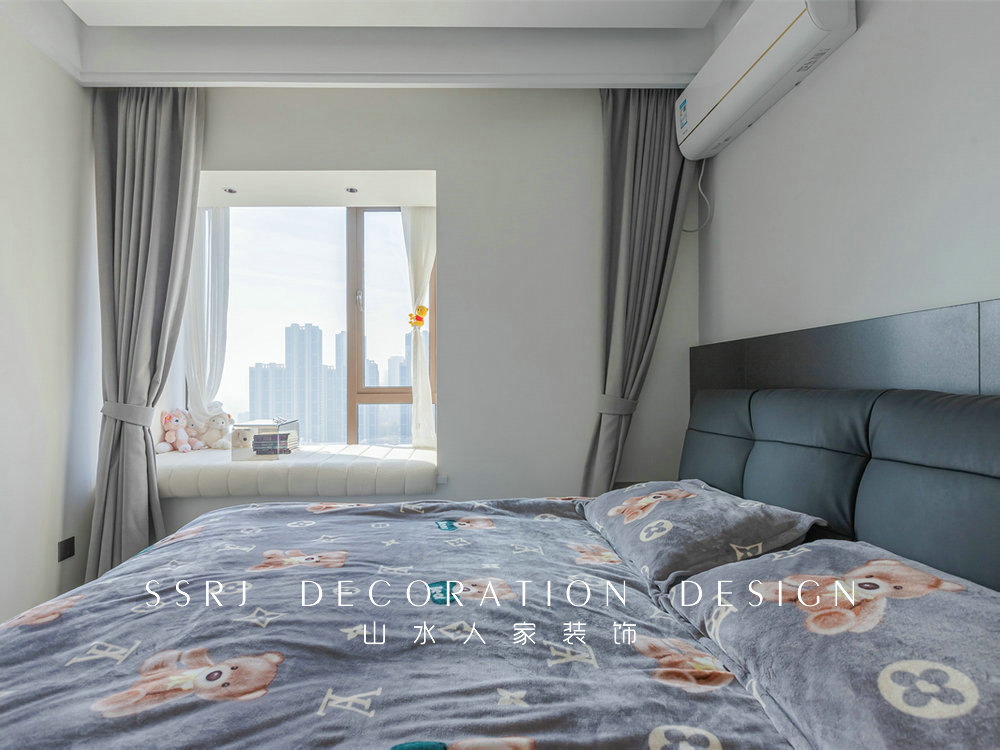 中建鉑公館102平現代風格裝修效果圖