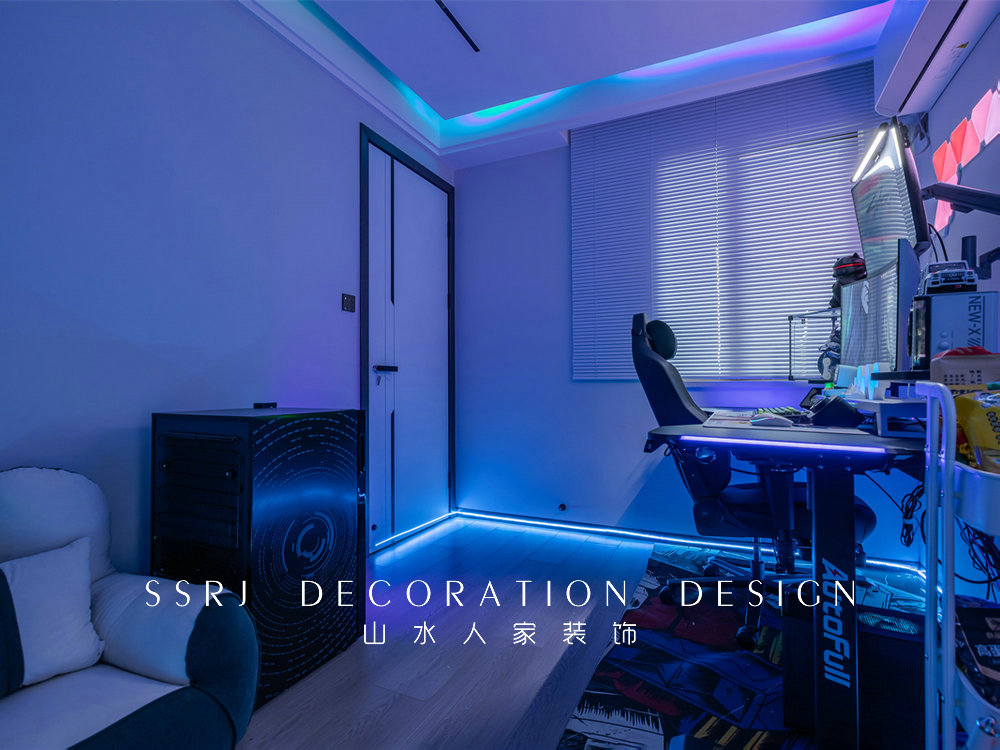 中建鉑公館102平現代風格裝修效果圖