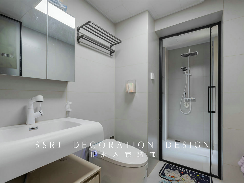 中建鉑公館102平現代風格裝修效果圖