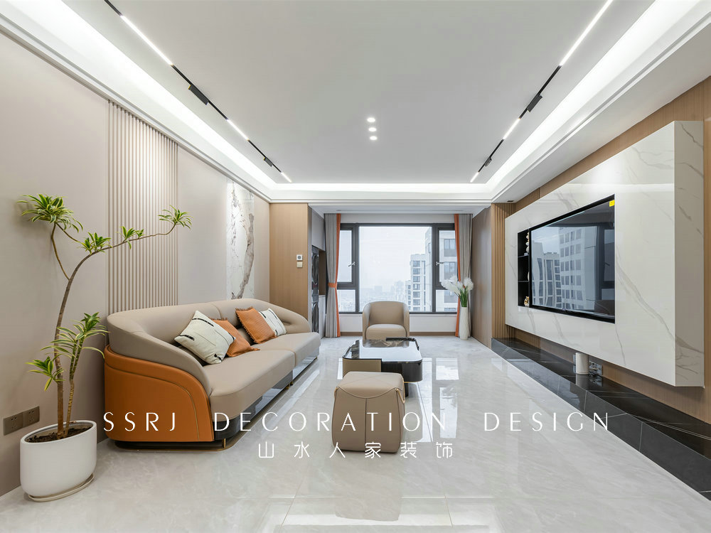 融科天域120平現代風格裝修效果圖