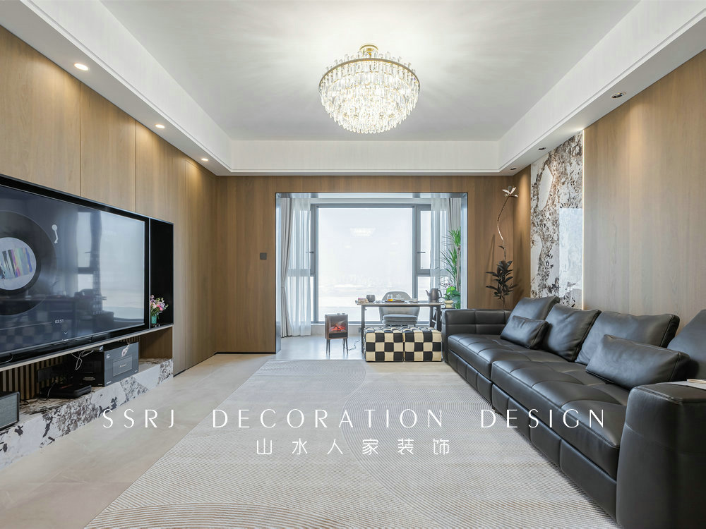 青山樽170平現代風格裝修效果圖