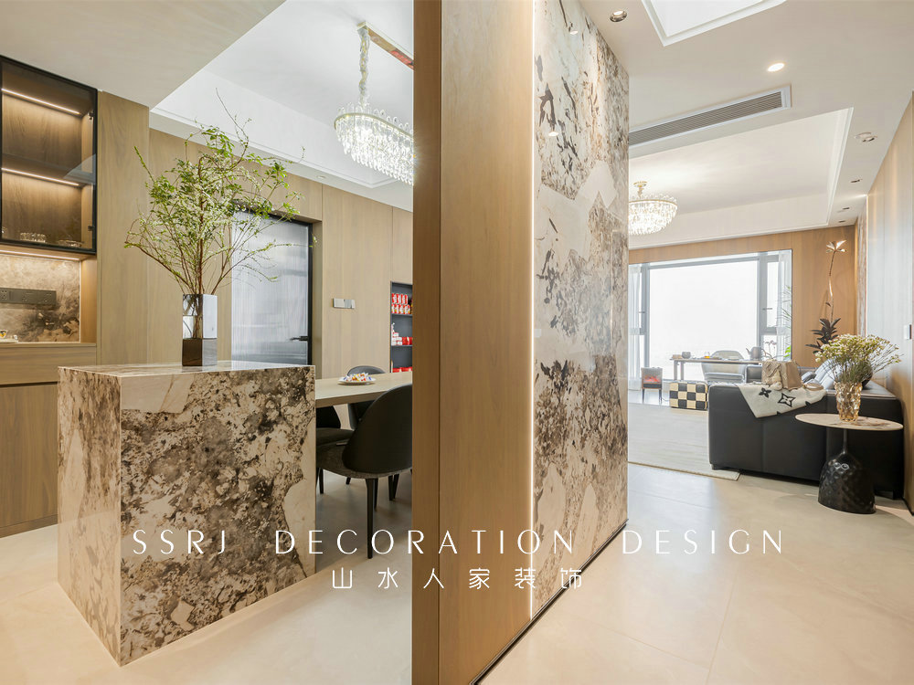 青山樽170平現代風格裝修效果圖