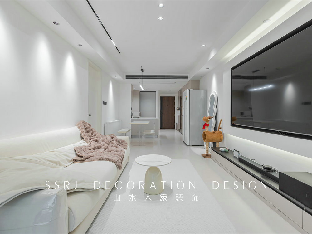 城建信達后湖里82平奶油風格裝修效果圖