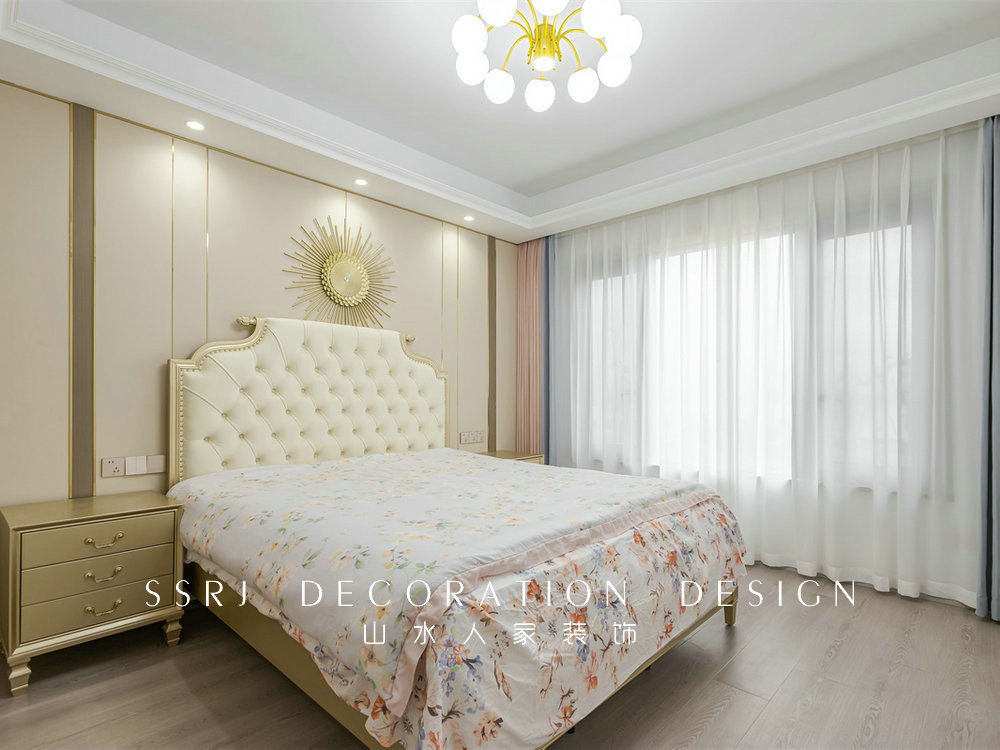 戀湖家園新中式風格別墅裝修效果圖