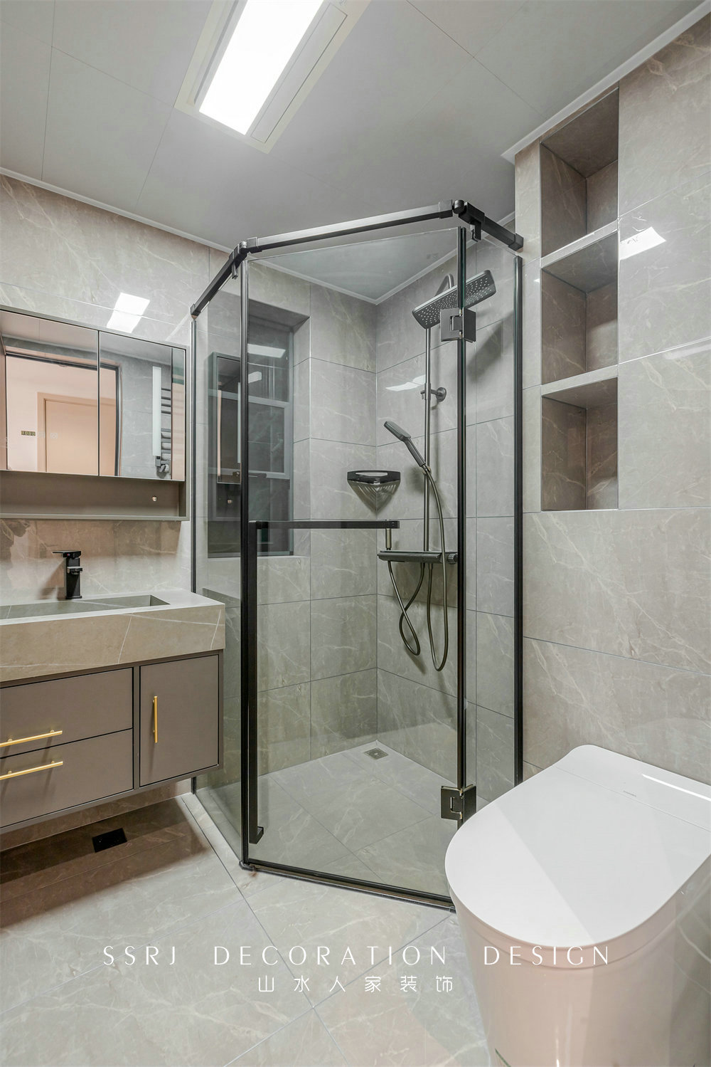 融創臨江府120平現代風格裝修效果圖