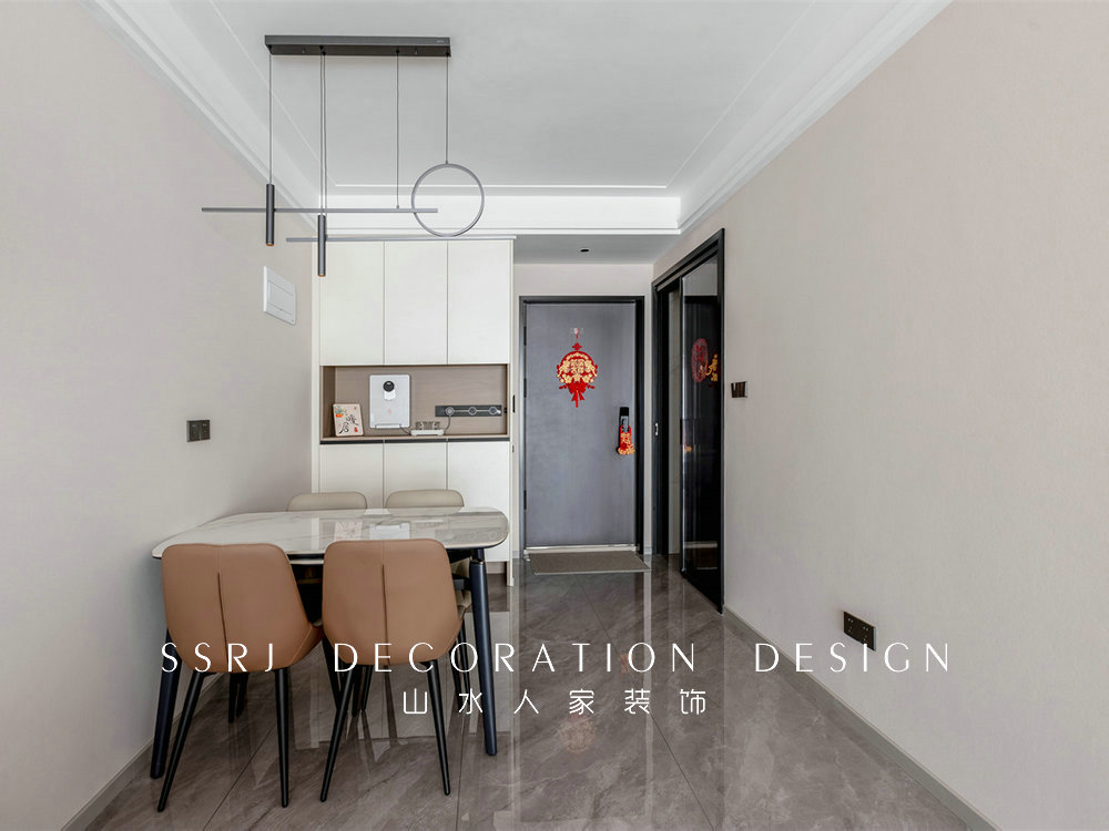 臨江府105平現代風格裝修效果圖