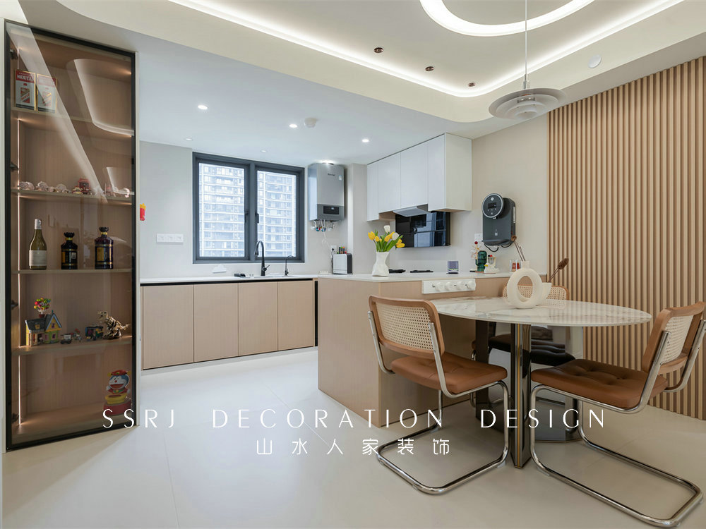 御央首府138平奶油風格裝修效果圖