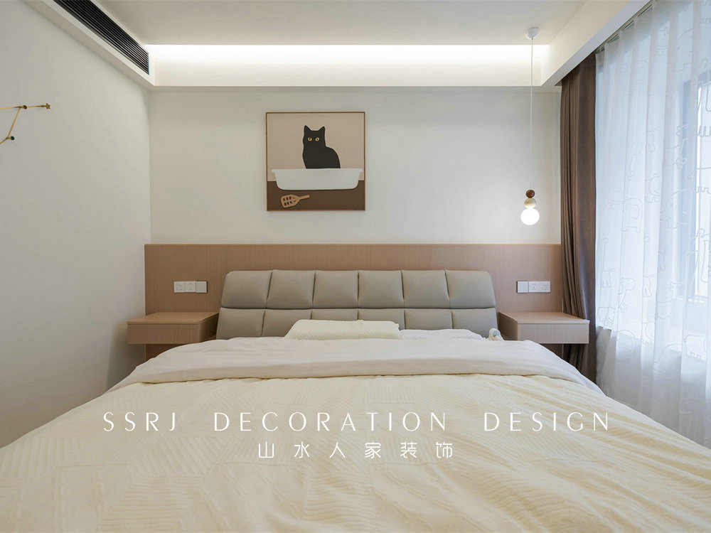 御央首府138平奶油風格裝修效果圖