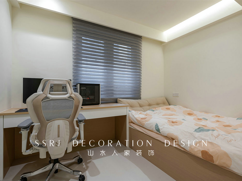 御央首府138平奶油風格裝修效果圖