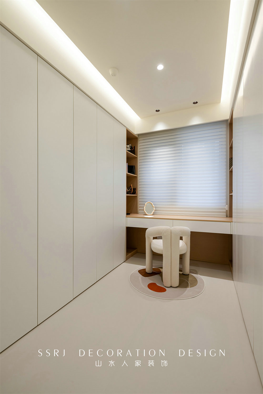 御央首府138平奶油風格裝修效果圖