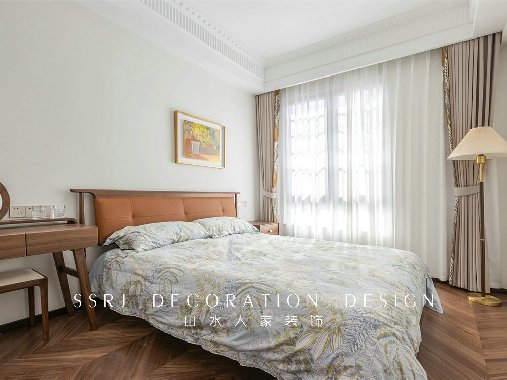 建發金茂璽悅310平中古風格裝修效果圖