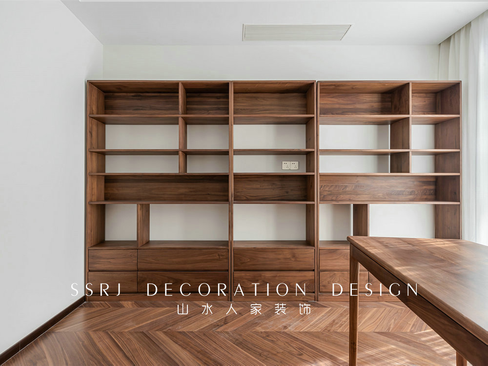 建發金茂璽悅310平中古風格裝修效果圖