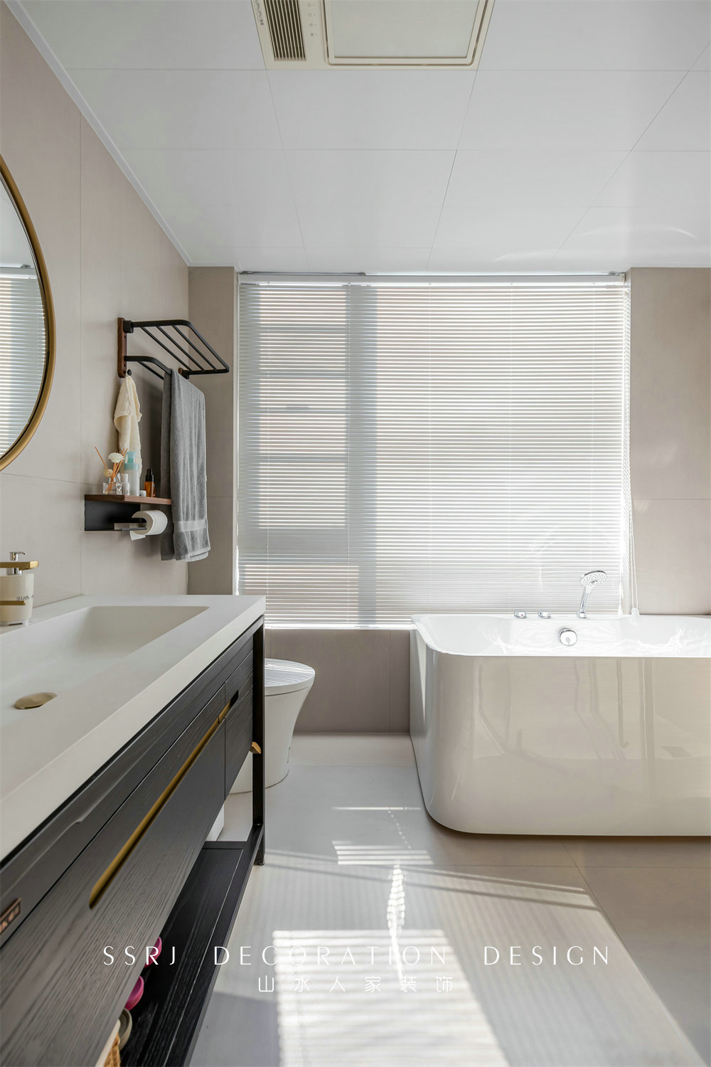 建發金茂璽悅310平中古風格裝修效果圖